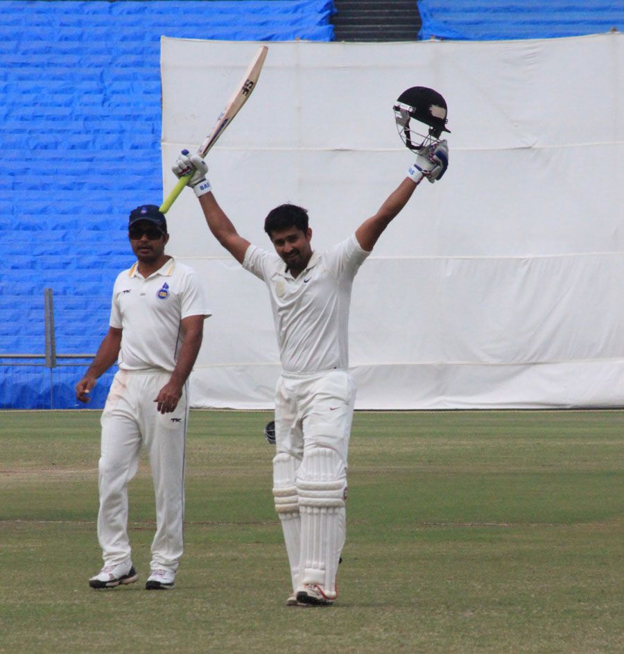 Shrikant Mundhe raises a second first-class ton