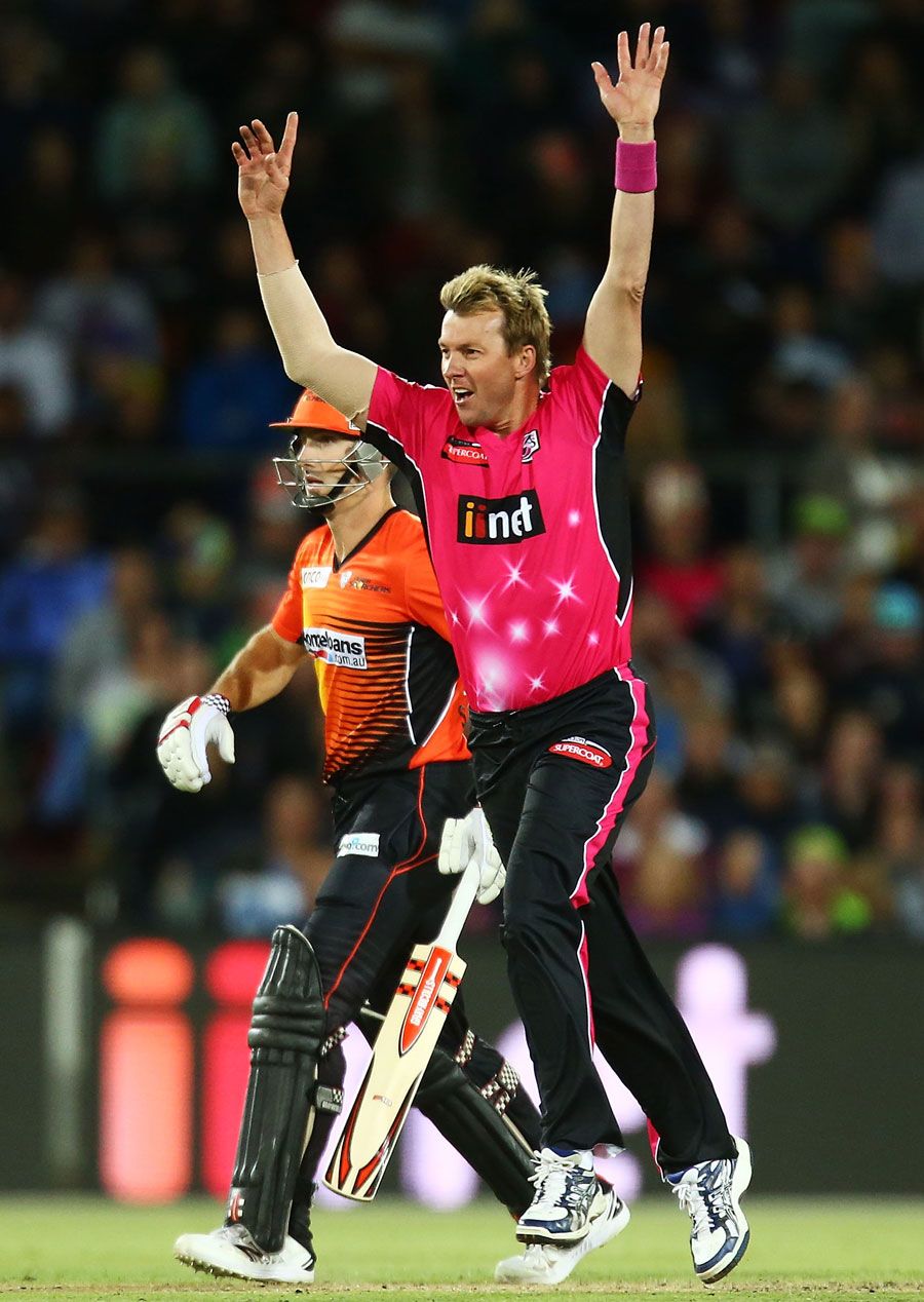 Brett Lee claimed 3 for 25 in his last game