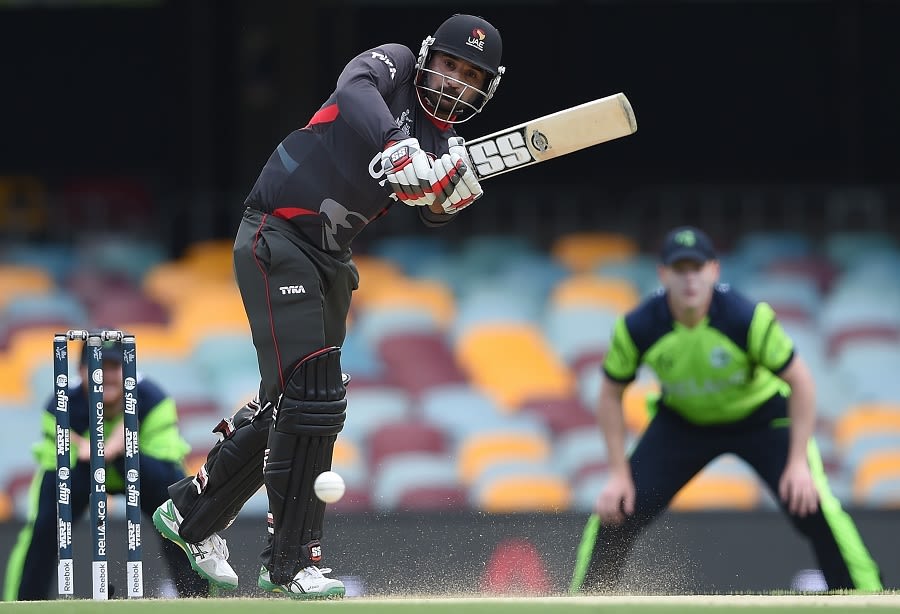 Amjad Ali flicks the ball to the leg side