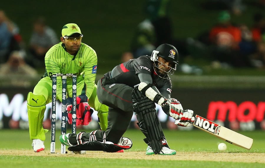 Khurram Khan was part of an 83-run stand with Shaiman Anwar