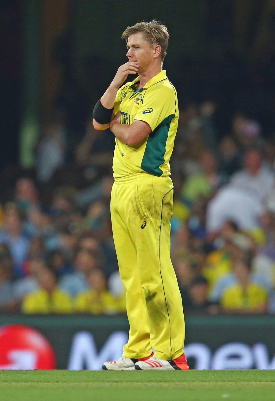 Xavier Doherty looks on during Sri Lanka's innings