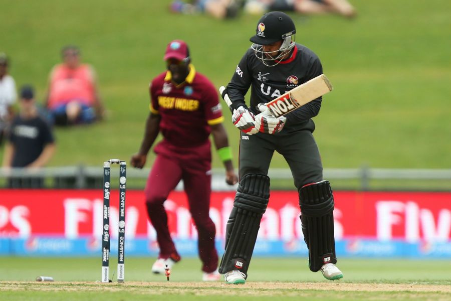 Khurram Khan turns back to find his leg stump missing