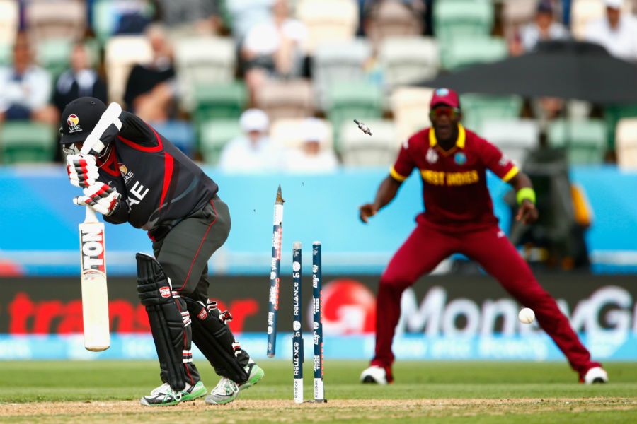 Swapnil Patil is undone by a Jason Holder delivery