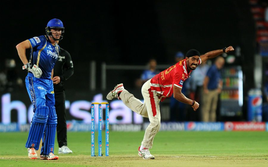 Anureet Singh returned figures of 3 for 23 from his four overs