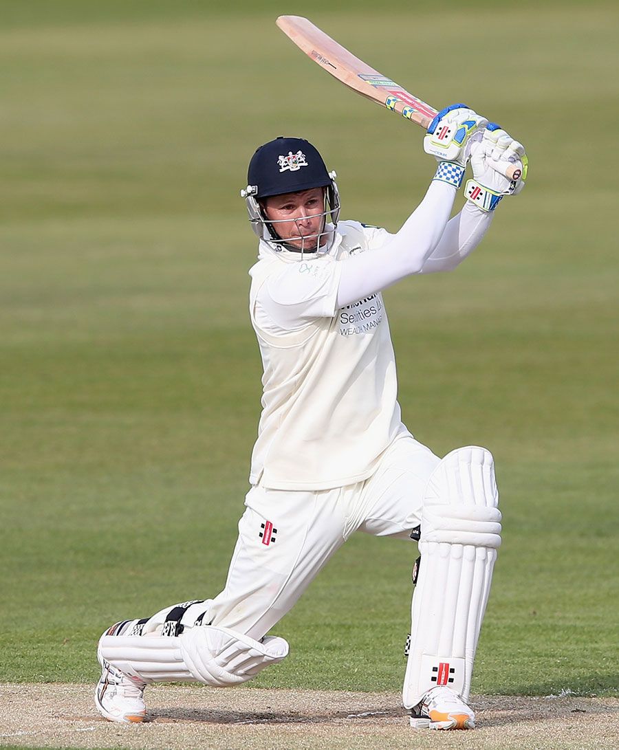 Geraint Jones made a valuable score down the order