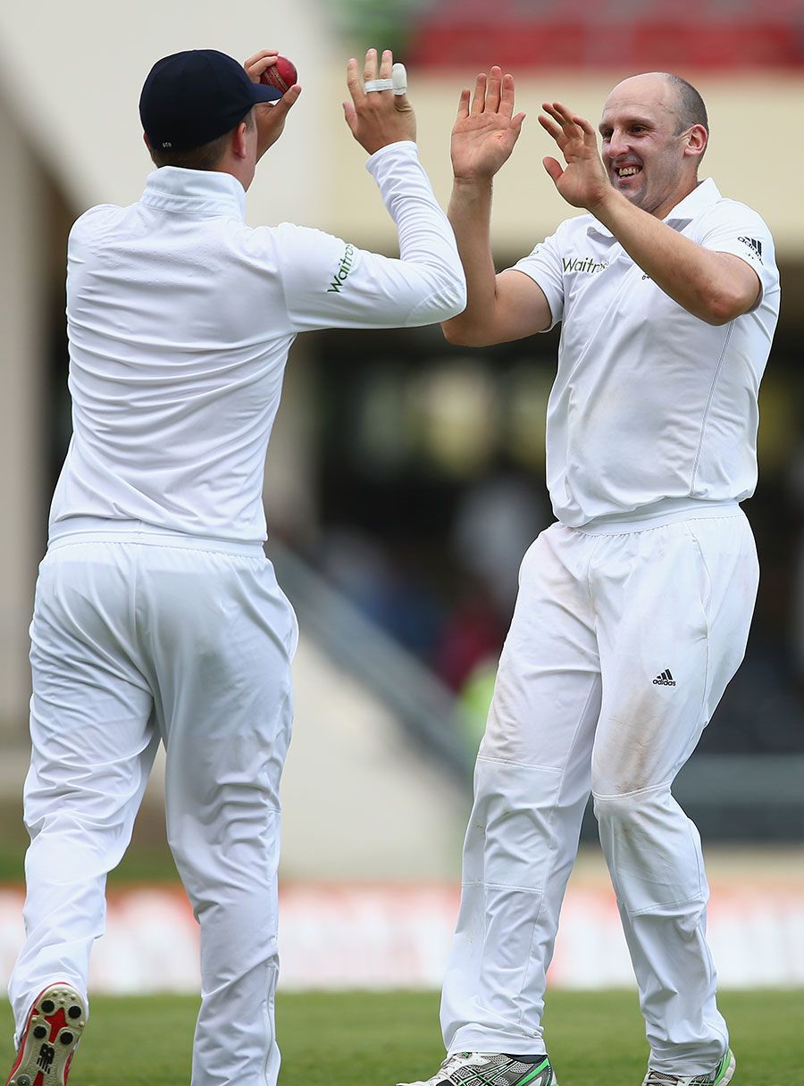 James Tredwell and Gary Ballance combined the opening wicket on day five