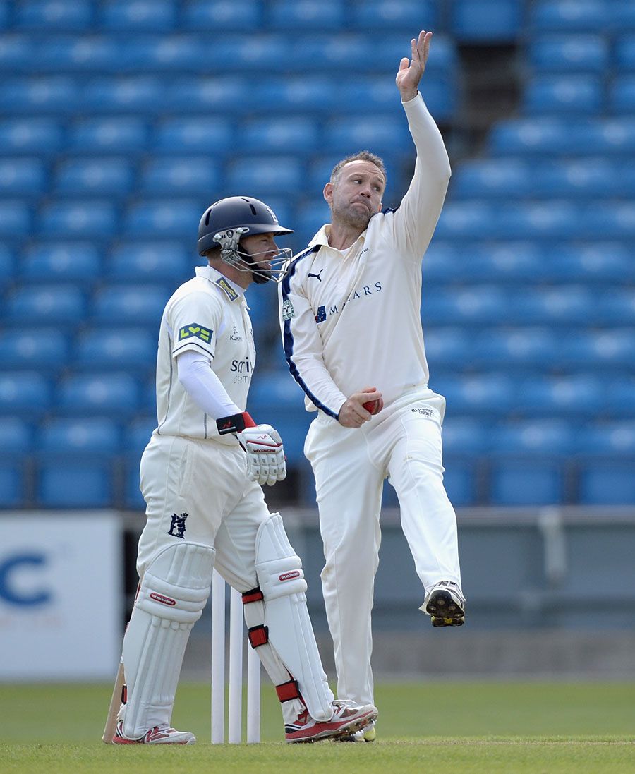 James Middlebrook in action on his return to first-class cricket