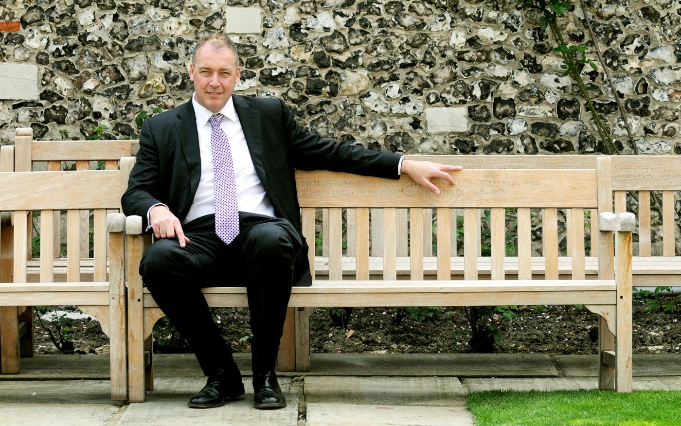 Angus Fraser poses for a photo at Lord's