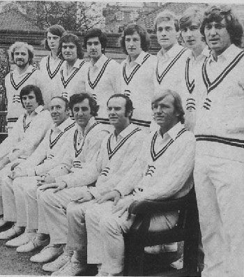 The Middlesex squad in 1975