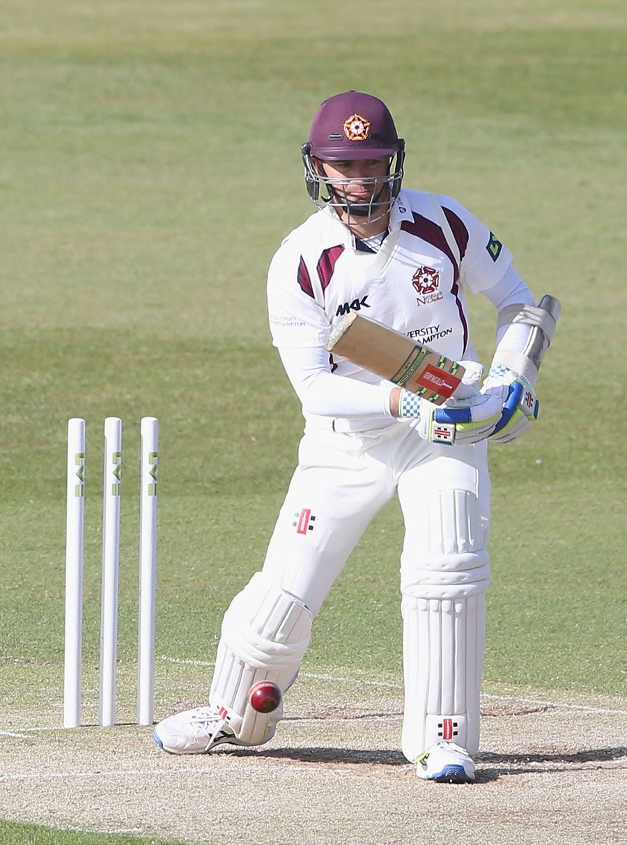Stephen Peters dug in until the close