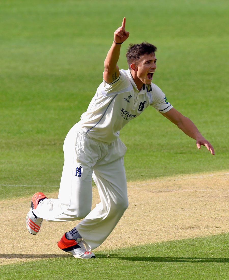 Richard Jones claimed two early wickets in Durham's innings