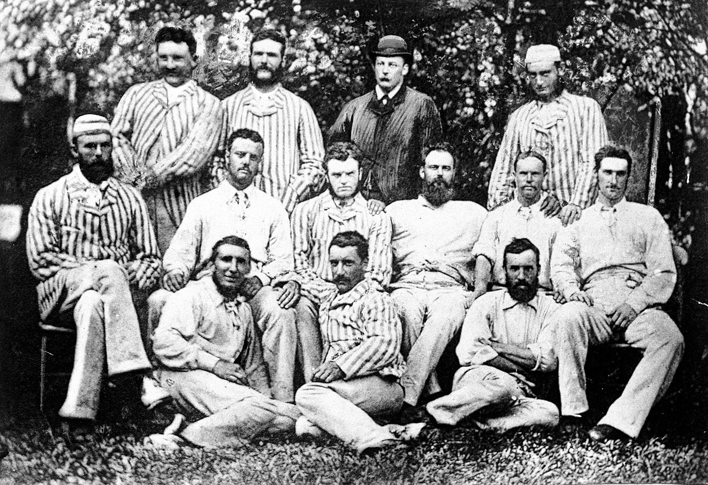 Members of the Australian squad that toured England in 1878