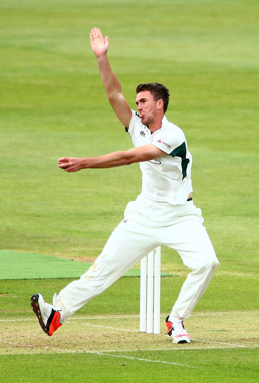 Jack Shantry bowled a tight first eight overs but failed to strike