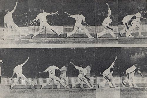 Ian Meckiff's bowling action