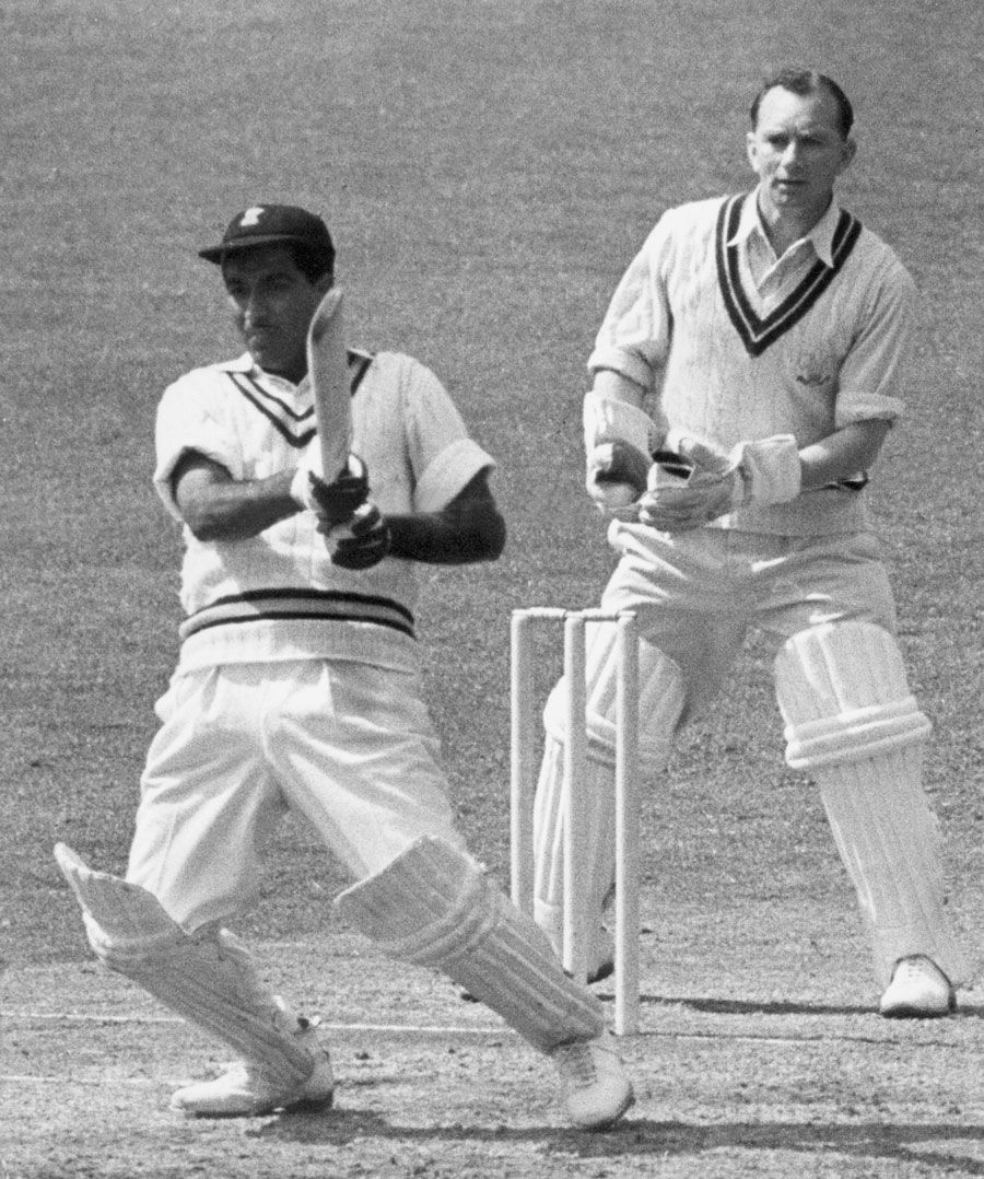 GS Ramchand bats against Surrey