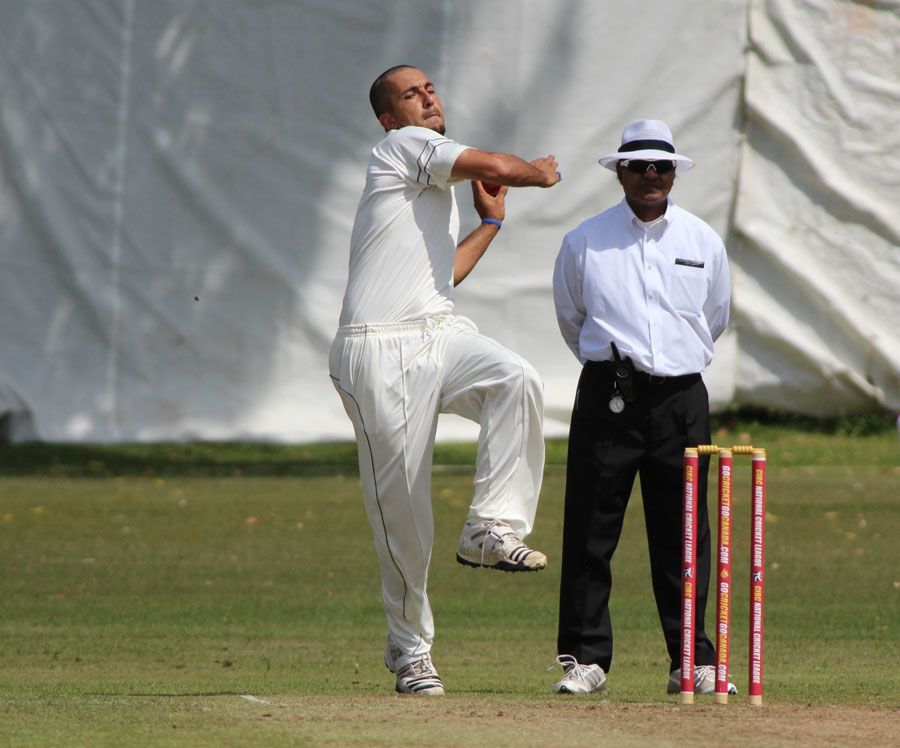 Naseer Jamali has a bowl