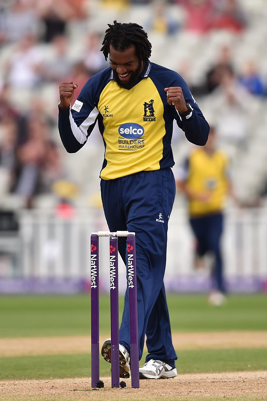 Recordo Gordon took three wickets to limit Yorkshire's total