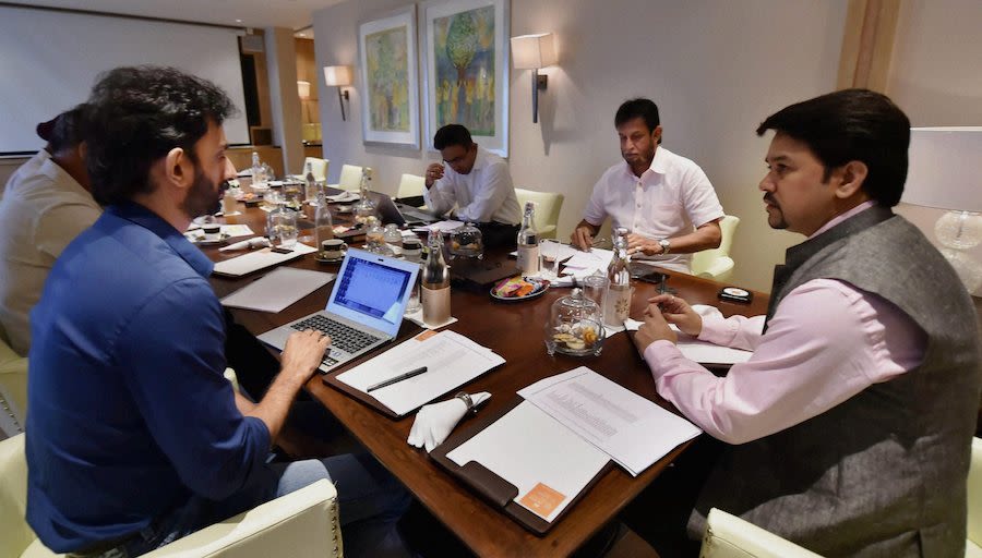 The Indian selectors meet Anurag Thakur to select the squad for Zimbabwe