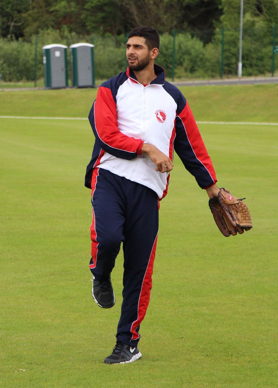Hammad Shahid at a training session