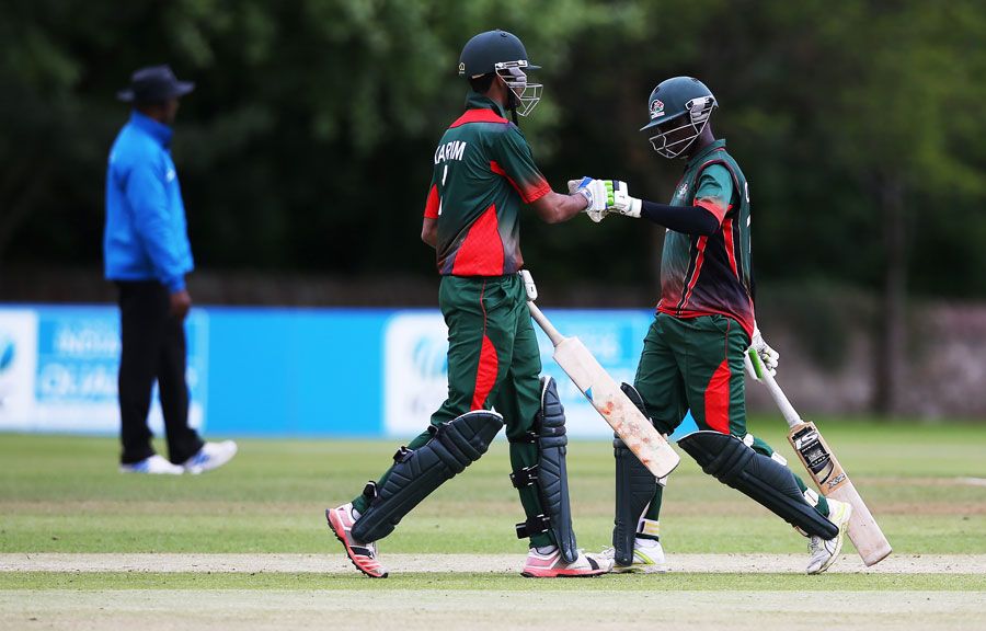 Irfan Karim and Morris Ouma shared a 94-run stand