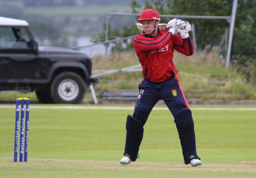 Edward Farley smashed three fours and four sixes in his 57