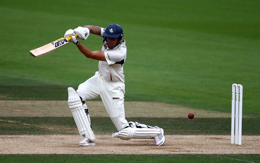 Ben Harmison battled as wickets tumbled