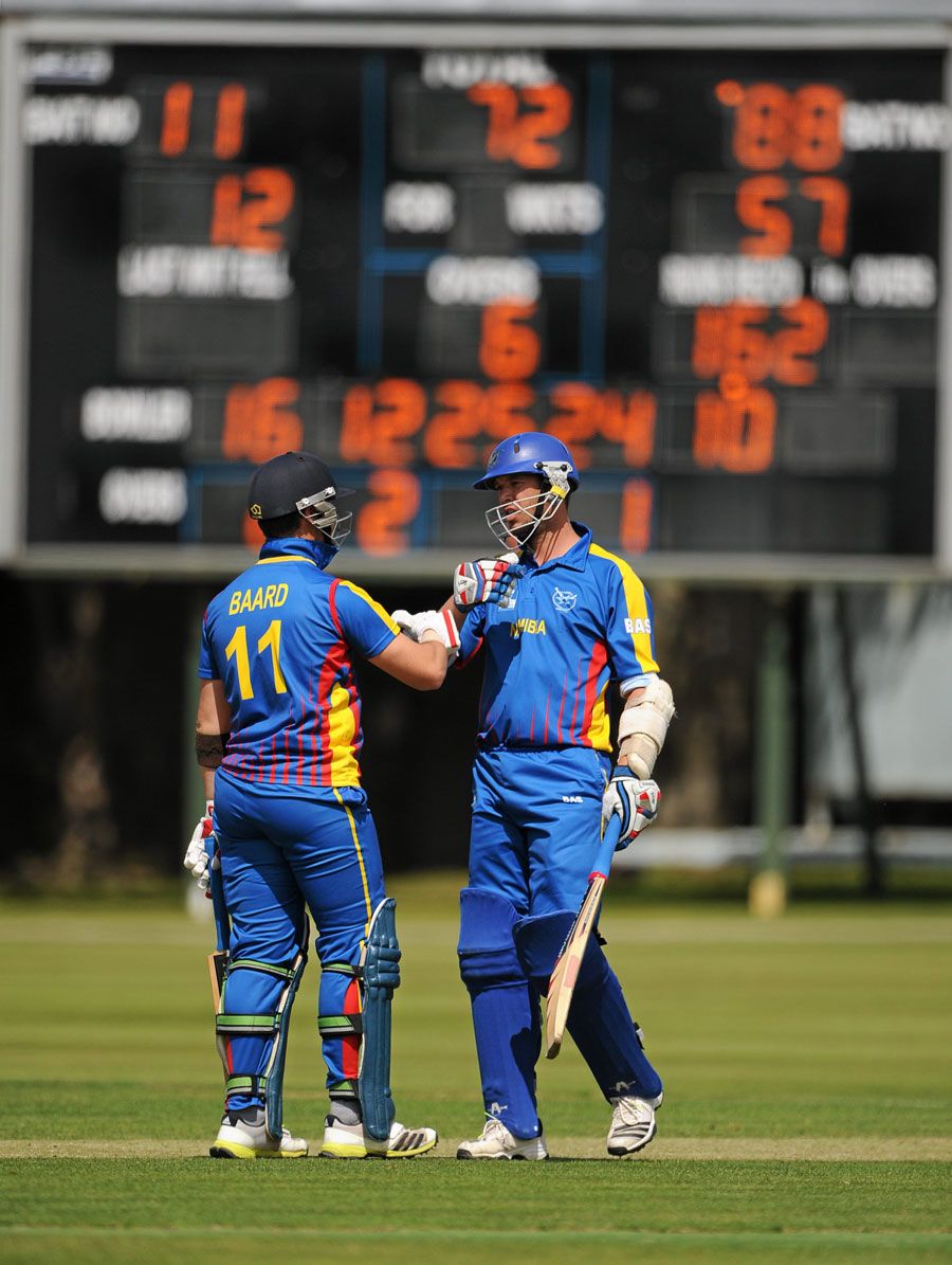 Stephan Baard and Gerrie Snyman shared a 121-run opening stand