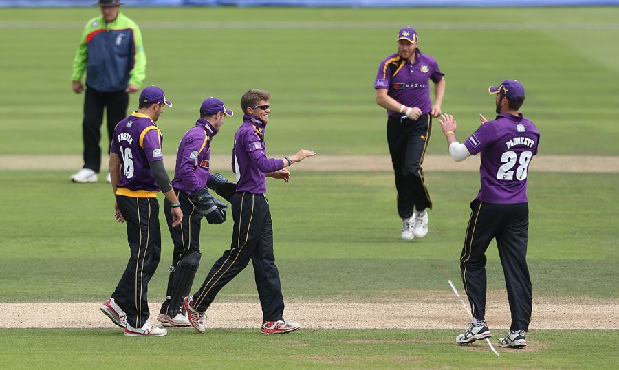 Karl Carver picked up 2 for 40 on debut