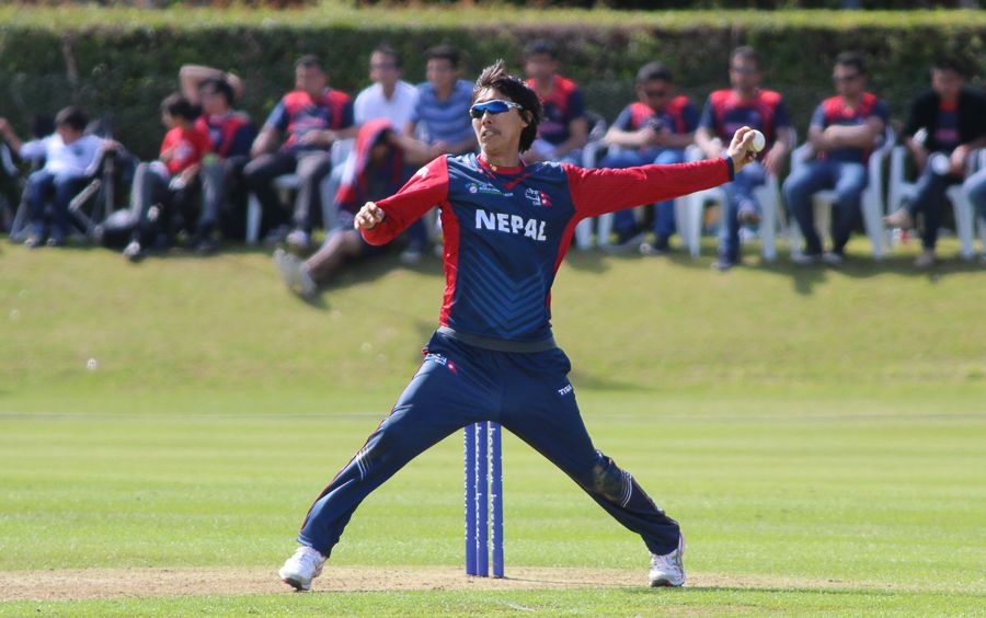 Shakti Gauchan went wicketless against Scotland