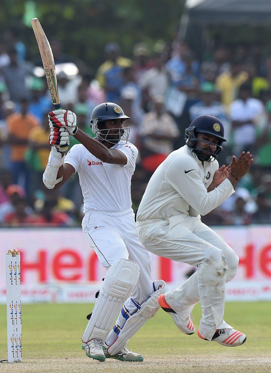 Rohit Sharma gets out of harm's way