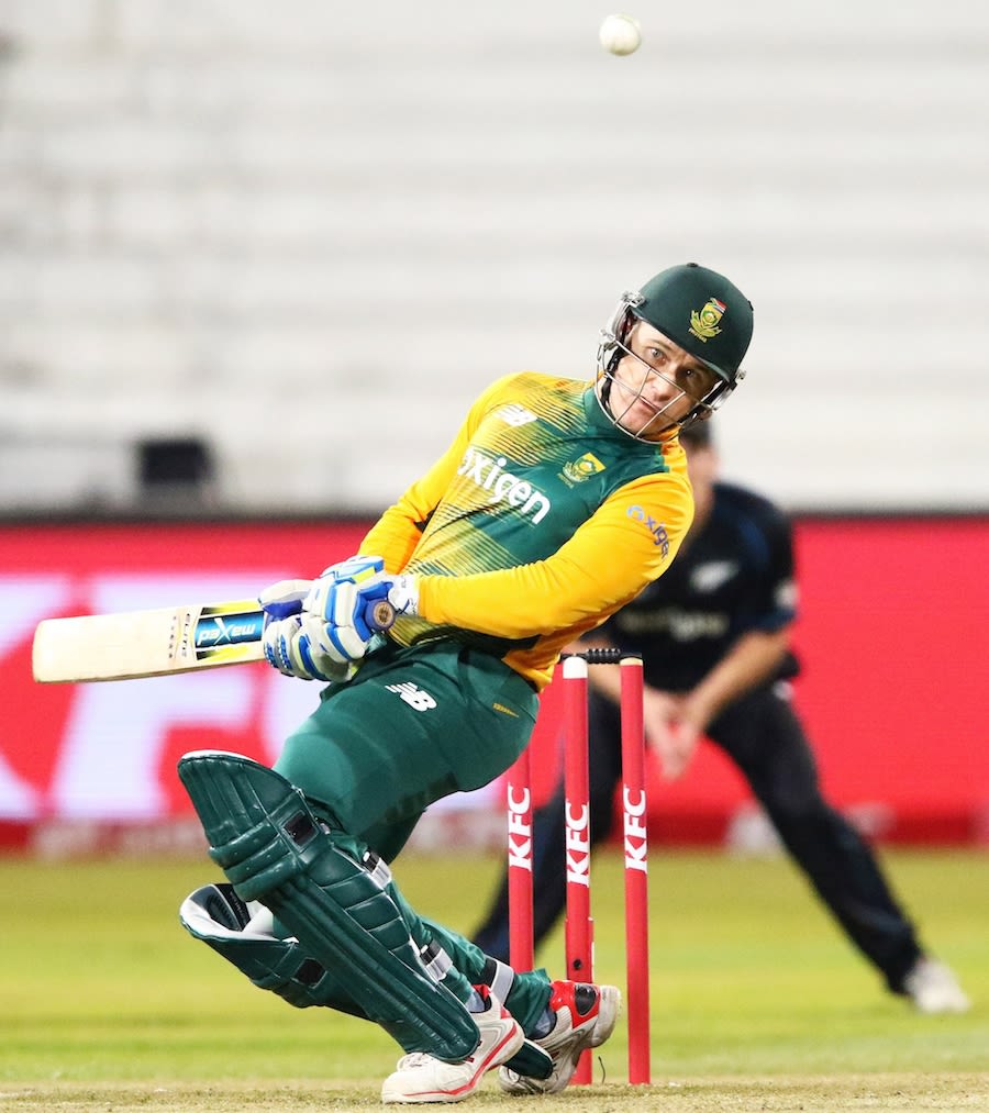 Morne van Wyk was peppered with a few short ones from Adam Milne