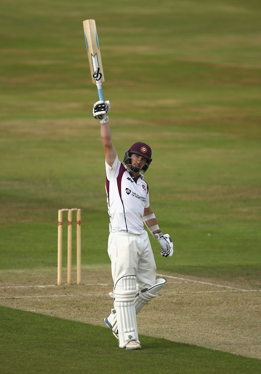 Steven Crook thrashed a hundred against his countrymen