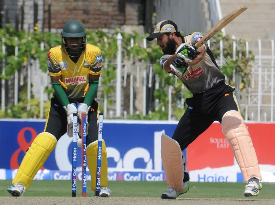 Rameez Raja was out bowled