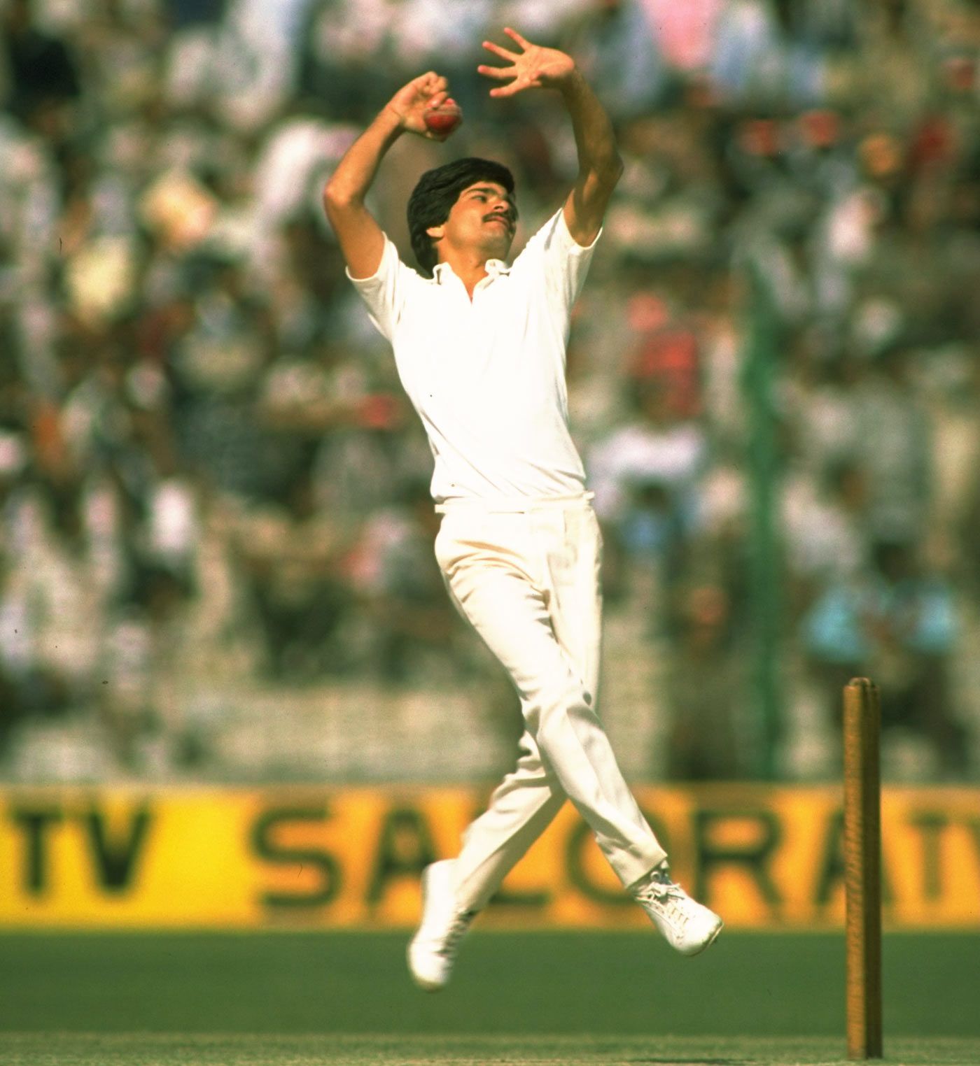 Gopal Sharma bowls