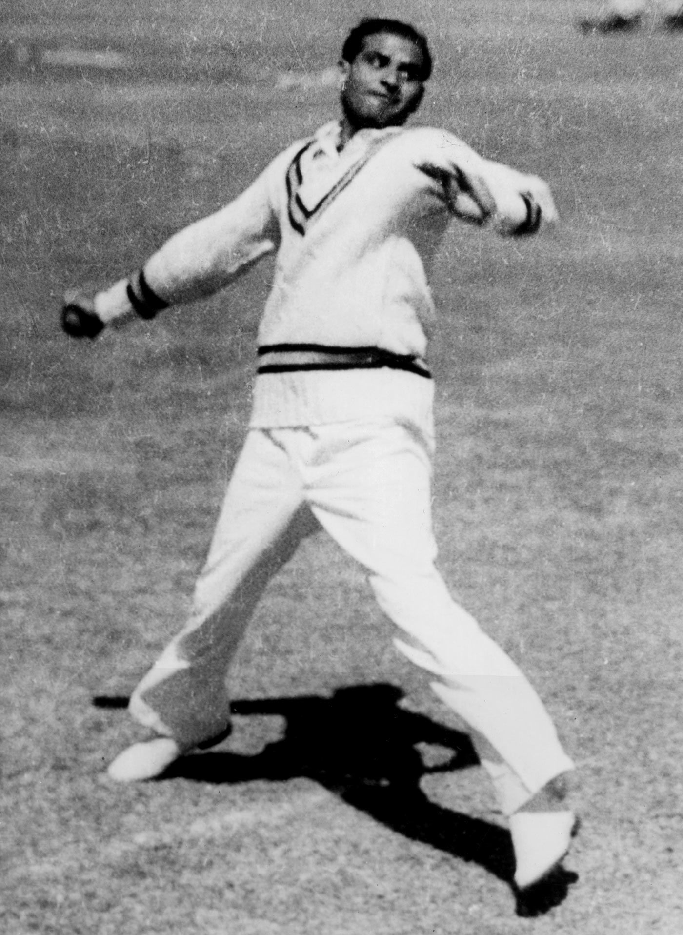 Indian offspinner Ghulam Ahmed