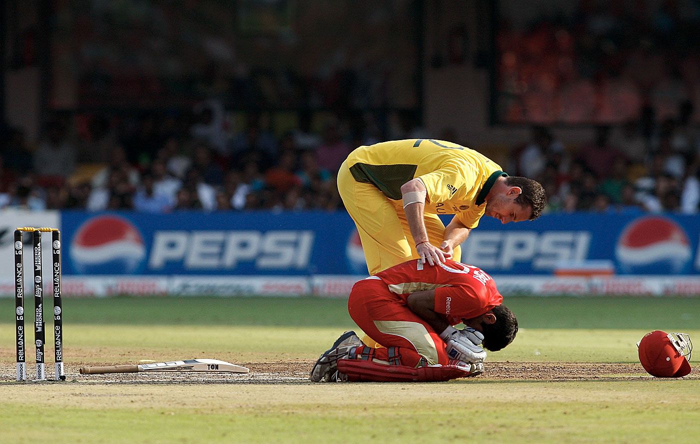 Shaun Tait is concerned after Zubin Surkari was struck by a delivery