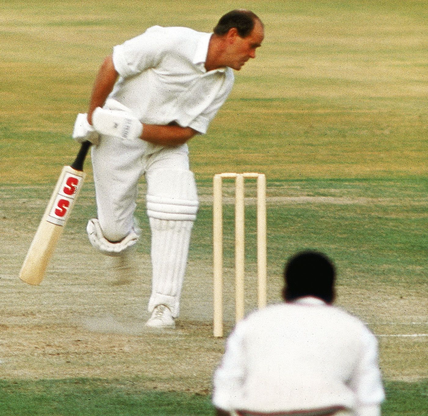 Brian Close in the firing line at Old Trafford