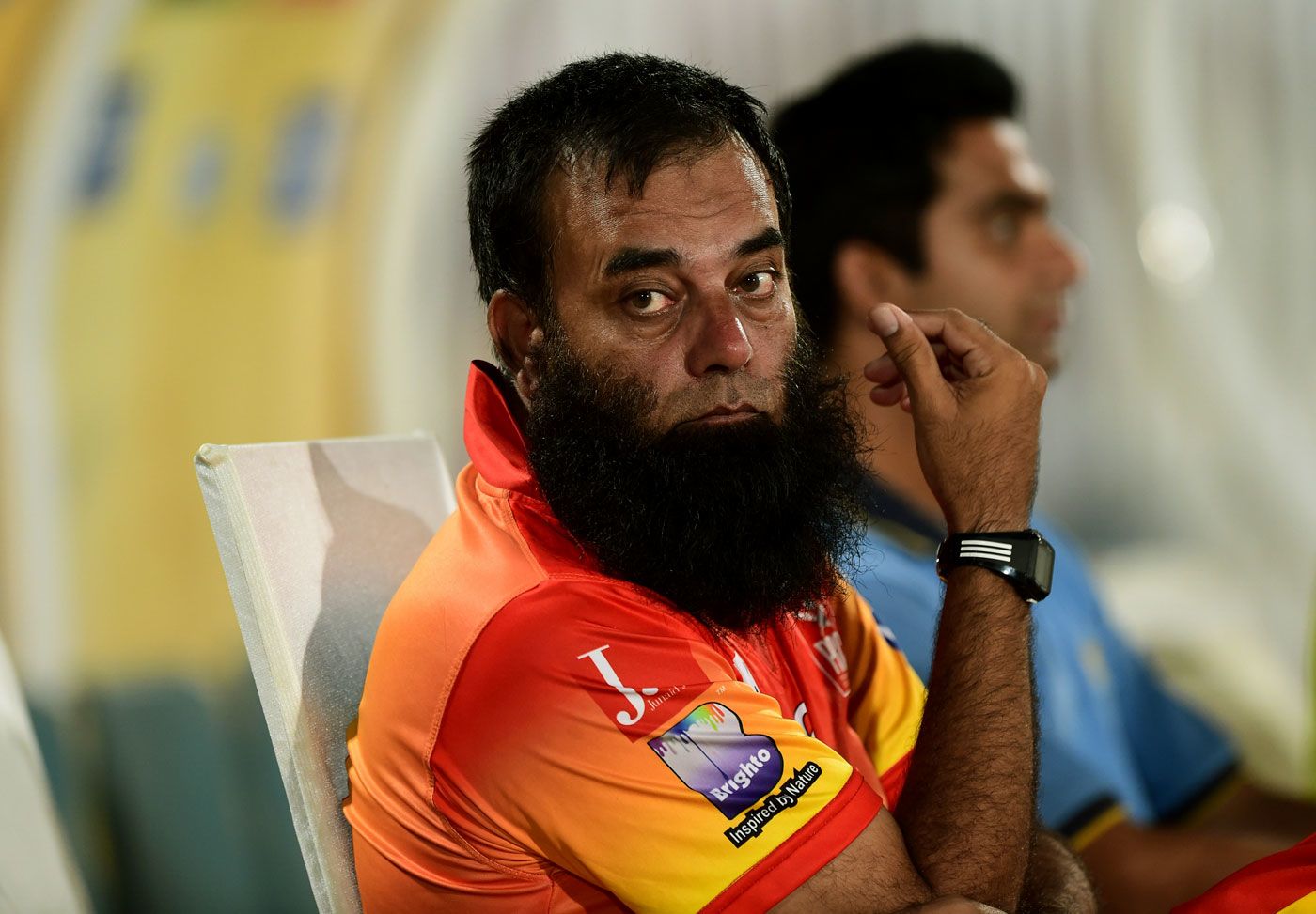 Peshawar coach Abdul Rehman at the T20 semi-final