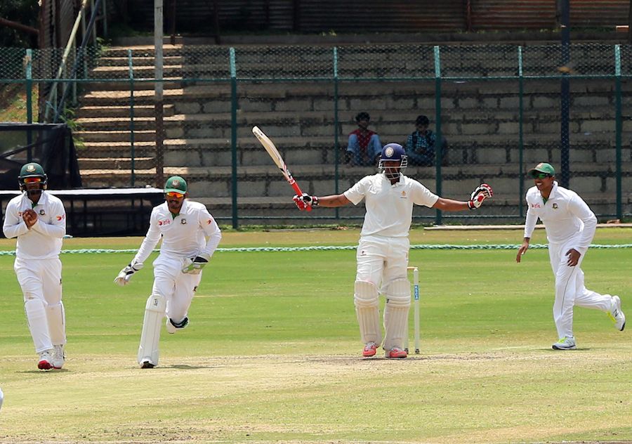 Shishir Bhavane was caught after scoring 88