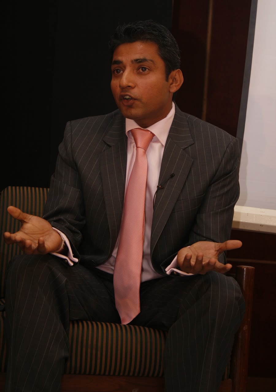 Ajay Jadeja during a book launch