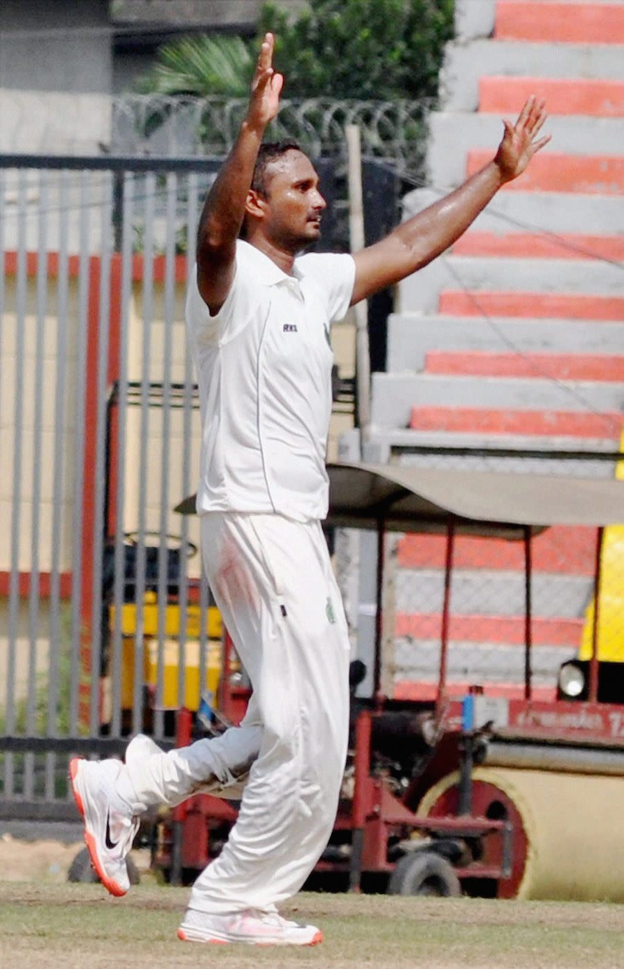 J Syed Mohammad took seven wickets