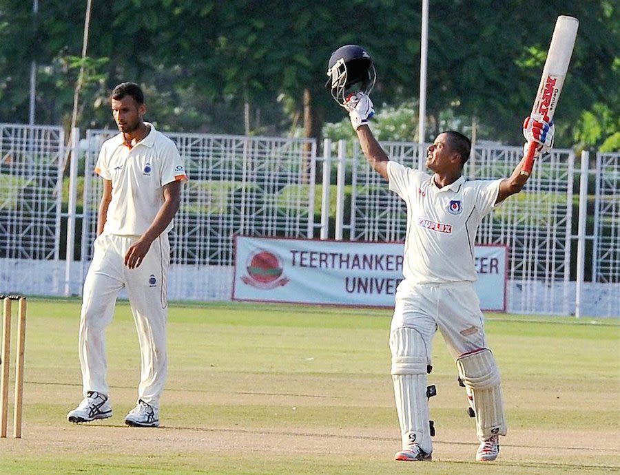 Almas Shaukat stayed unbeaten after his hundred