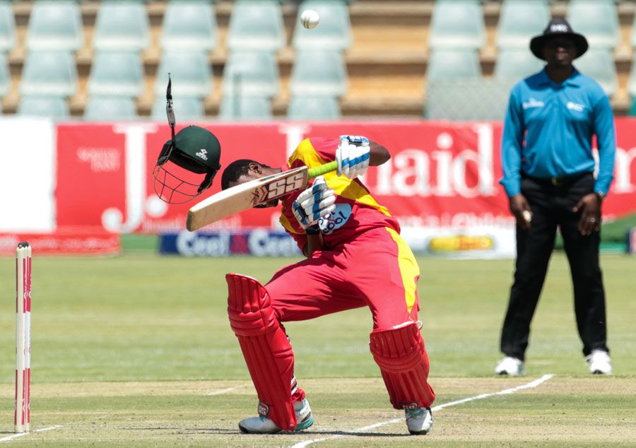 Richmond Mutumbami was struck on the helmet by a Mohammad Irfan bouncer