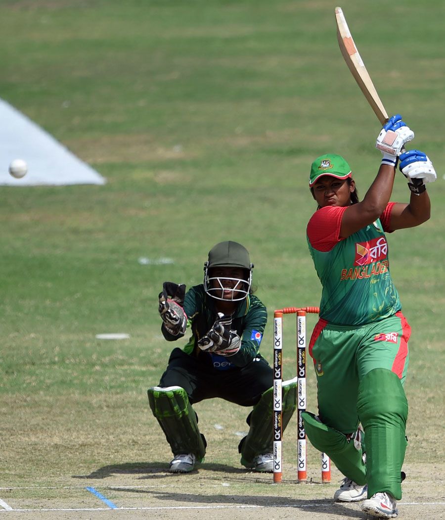 Ayasha Rahman top-scored for Bangladesh with a 56-ball 39