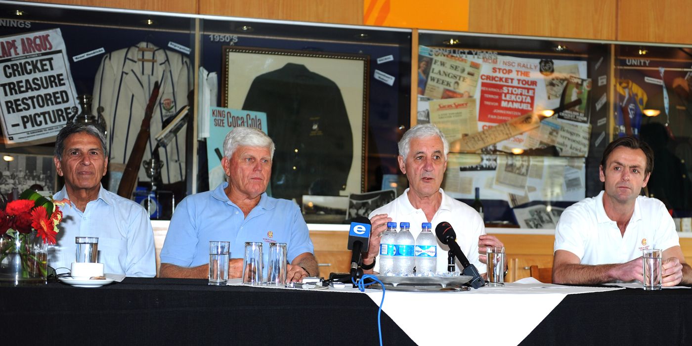Majid Khan, Barry Richards, Mike Brearley and John Stephenson