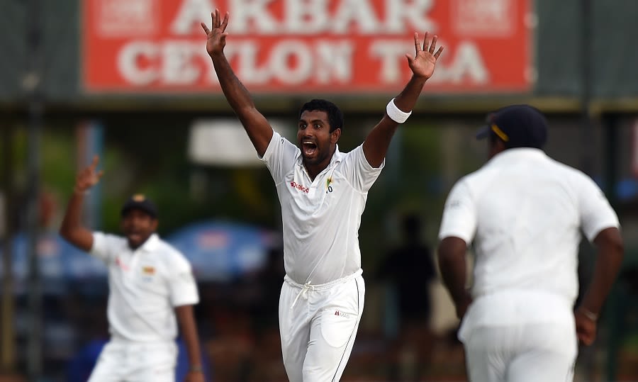 Dhammika Prasad struck in his first over
