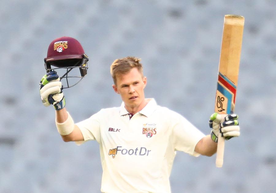 Scott Henry celebrates his hundred