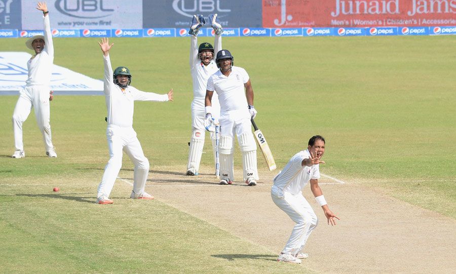 Samit Patel was lbw to his first ball