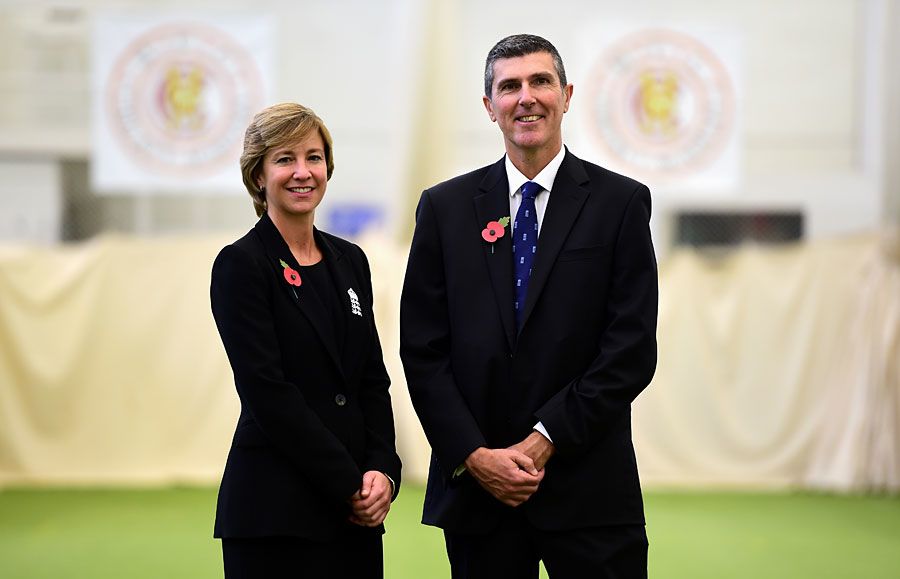 Mark Robinson alongside Clare Connor