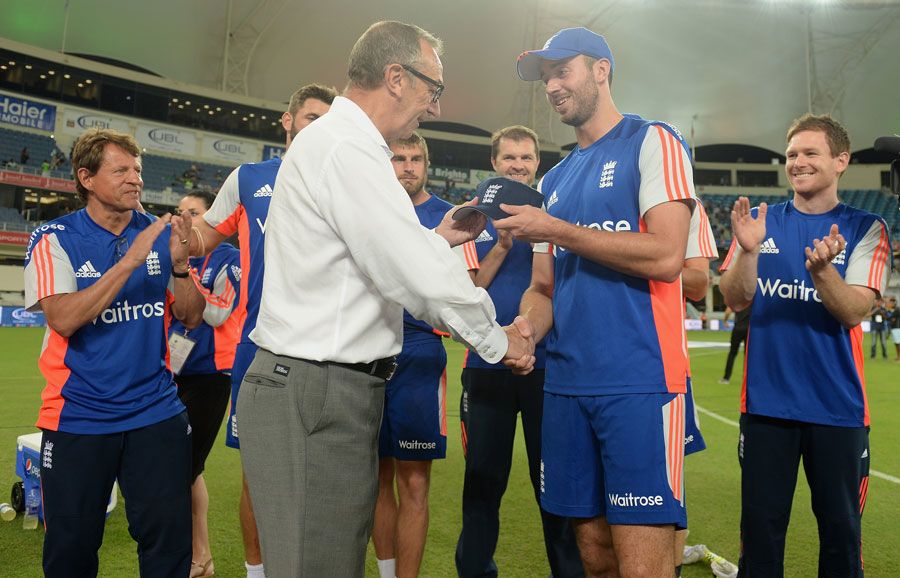 James Vince was awarded his T20 cap by David Lloyd